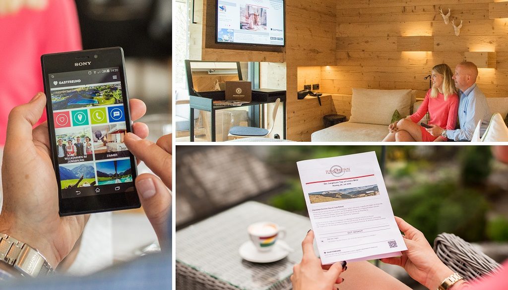 Digitale Gästemappe, Hotelzeitung, Infoscreen-System ©Gastfreund GmbH